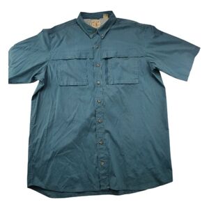 Red Head 2XLT Tall Blue Outdoor Fishing Hiking Shirt Vented
